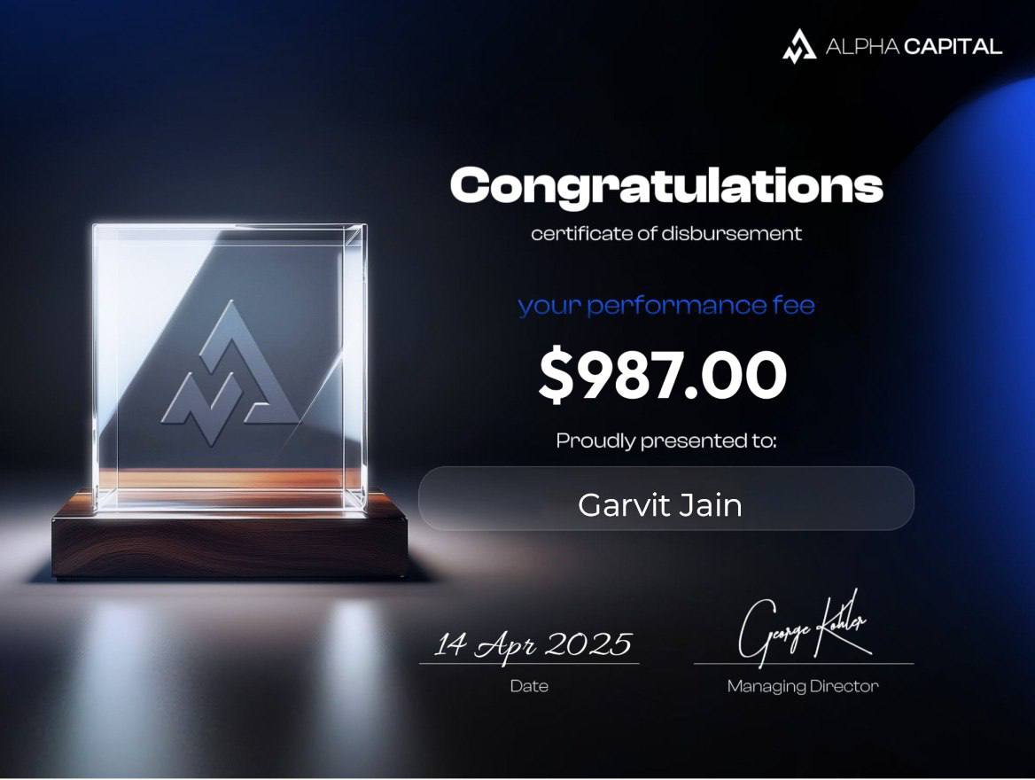 Payout screenshot